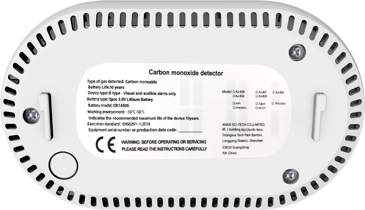 Extra Interconnected Carbon Monoxide alarm