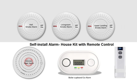 Full House kit with linked Carbon Monoxide Alarm